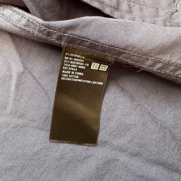 Uniqlo Navy Blue Lightweight Hooded Packable Jacket - XL - Picture 2 of 2